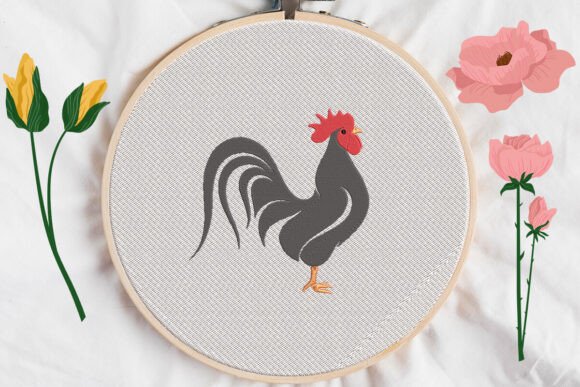 Black Rooster Embroidery: A Thoughtful Choice for Personalized Gifts